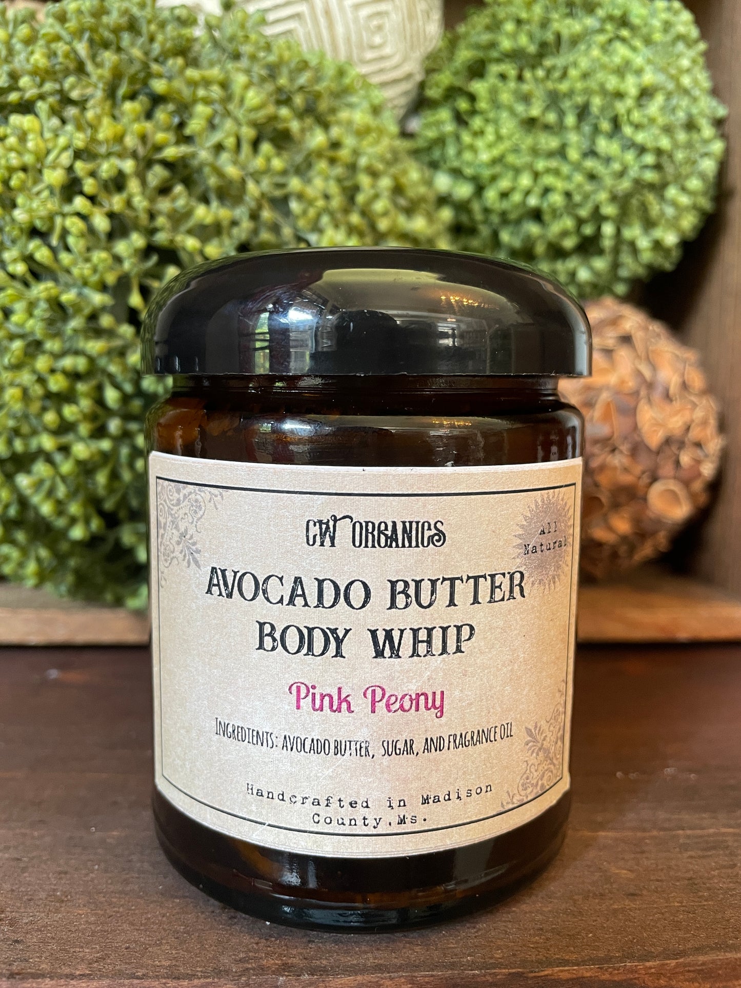 Avocado Butter Body Whip - Pink Peony